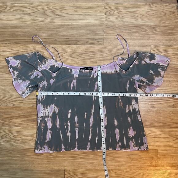 Gypsy 05 Cold Shoulder Tie Dye Top Size medium - Picture 6 of 6
